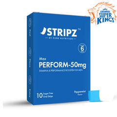 Stripz Max Perform-50mg Oral Thin Strips | Peppermint Flavour
