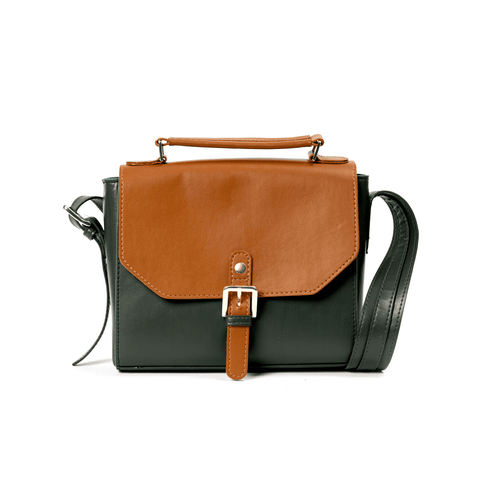 Green Hermitage Juniper Vegan Leather Sling Bag - Green