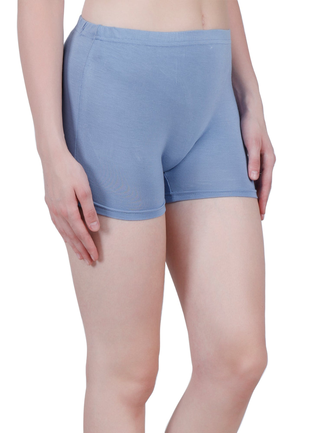 Bamboo Fabric boyshorts panties for women | Peach & Blue | Pack Of 2