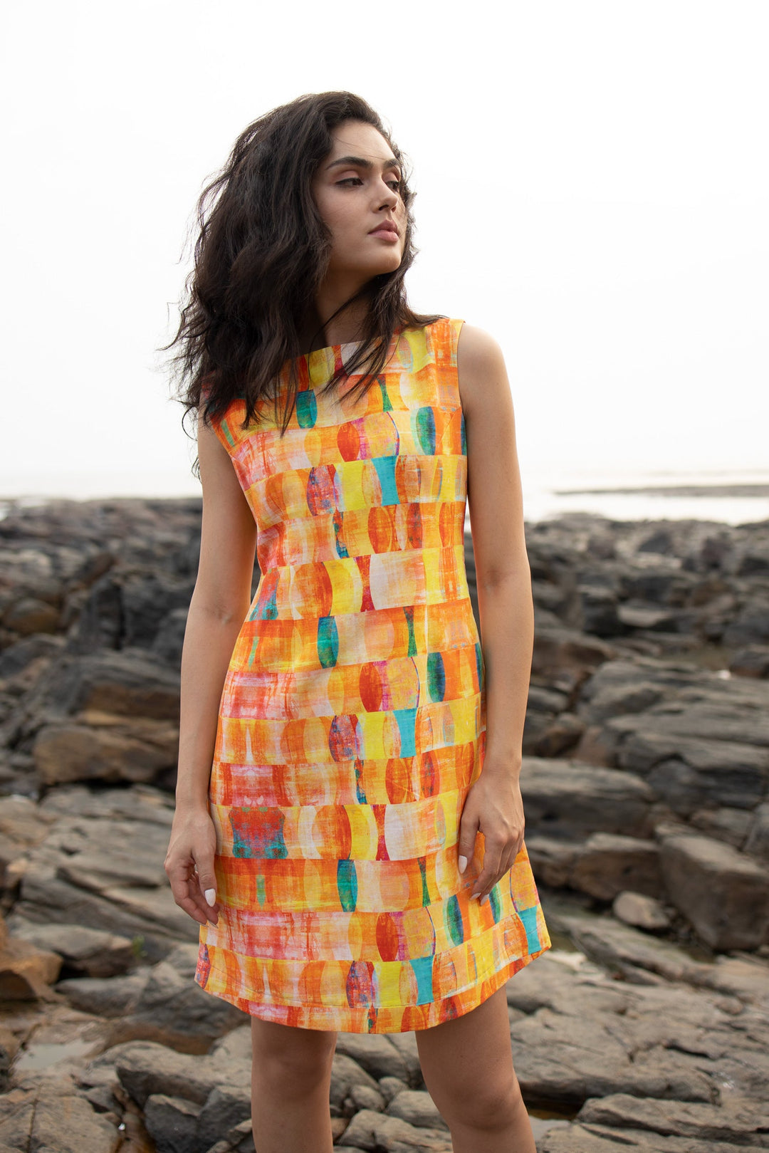 Adam Leaves Sense- Woman Hemp Dress