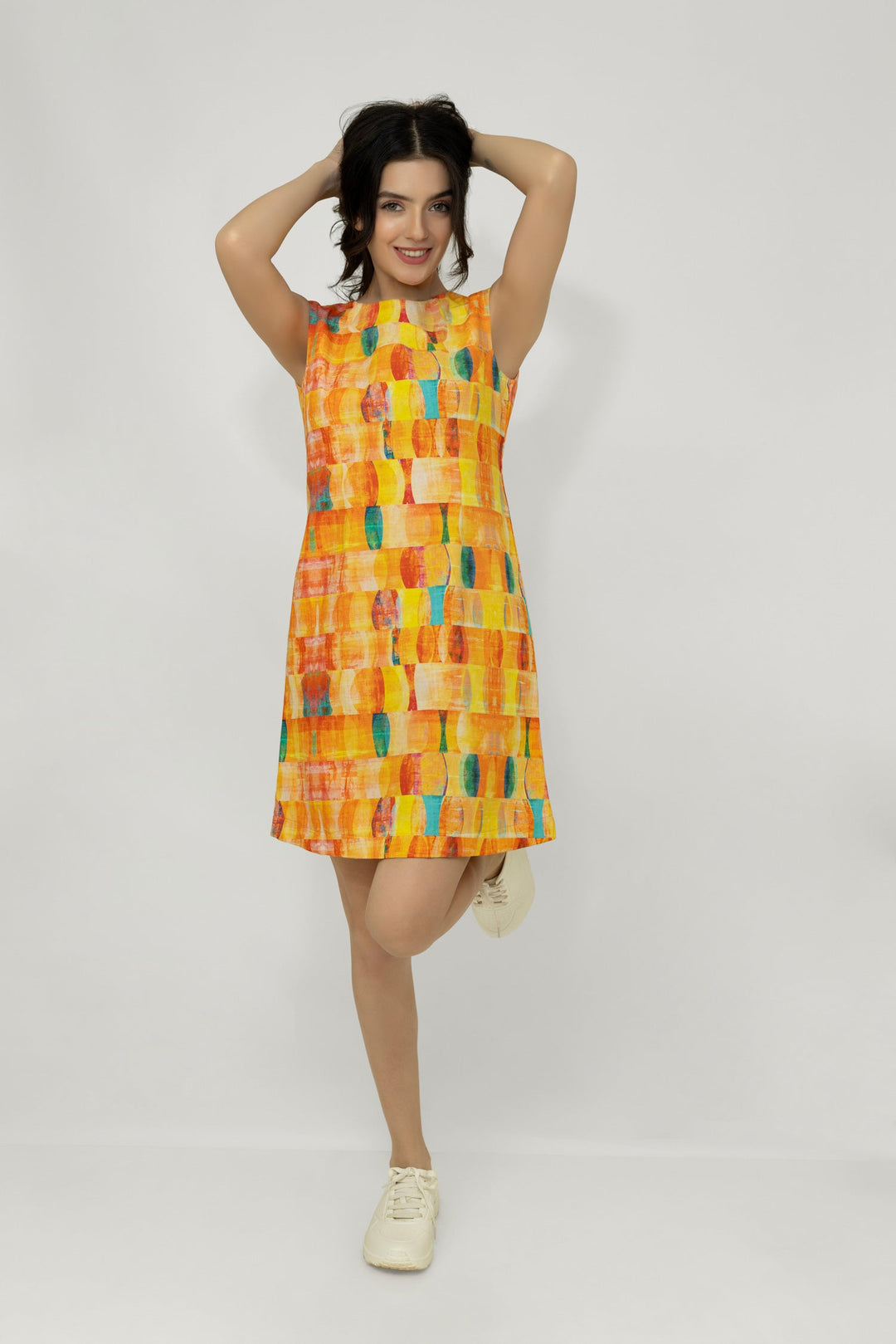 Adam Leaves Sense- Woman Hemp Dress