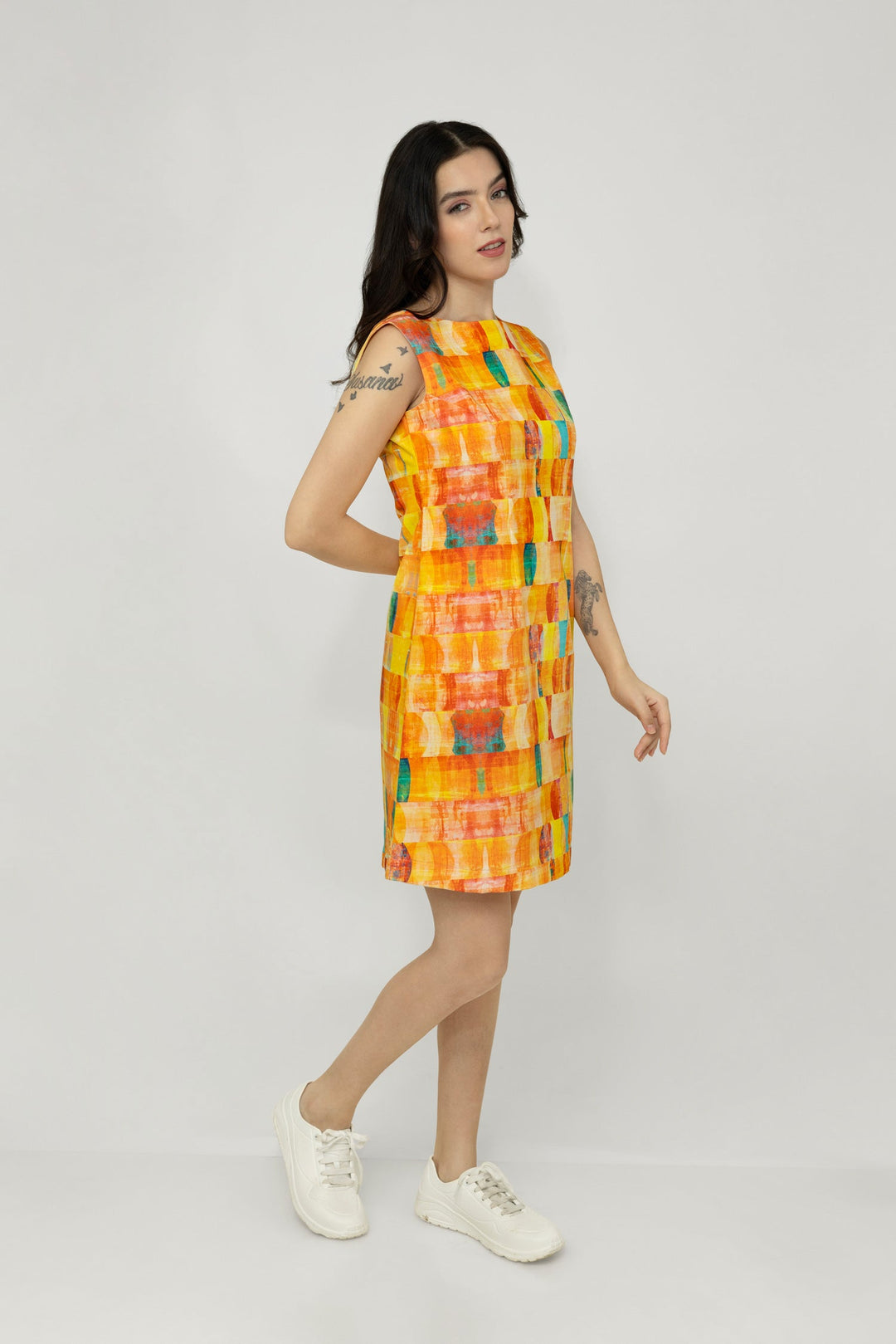 Adam Leaves Sense- Woman Hemp Dress