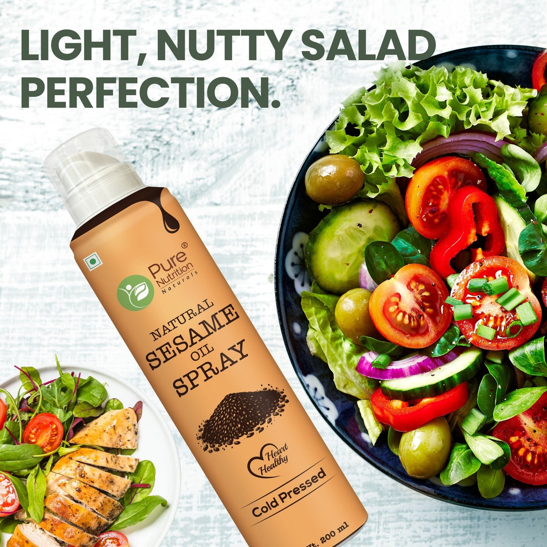 Black Sesame Oil Spray 200ml | 100% Pure, Cold-Pressed | Healthy Cooking, Rich in Nutrients