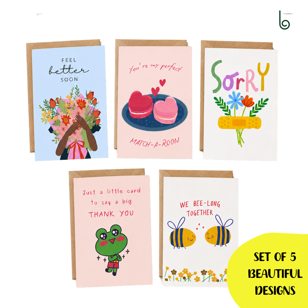 Plantable Greeting Card -2 (Set of 5)