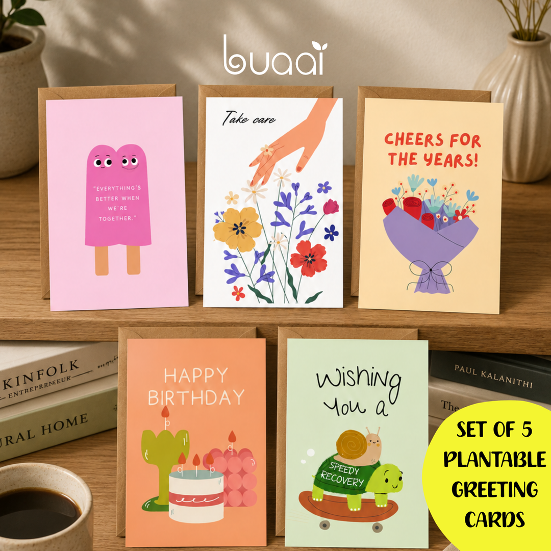 Plantable Greeting Card - 1 (Set of 5)