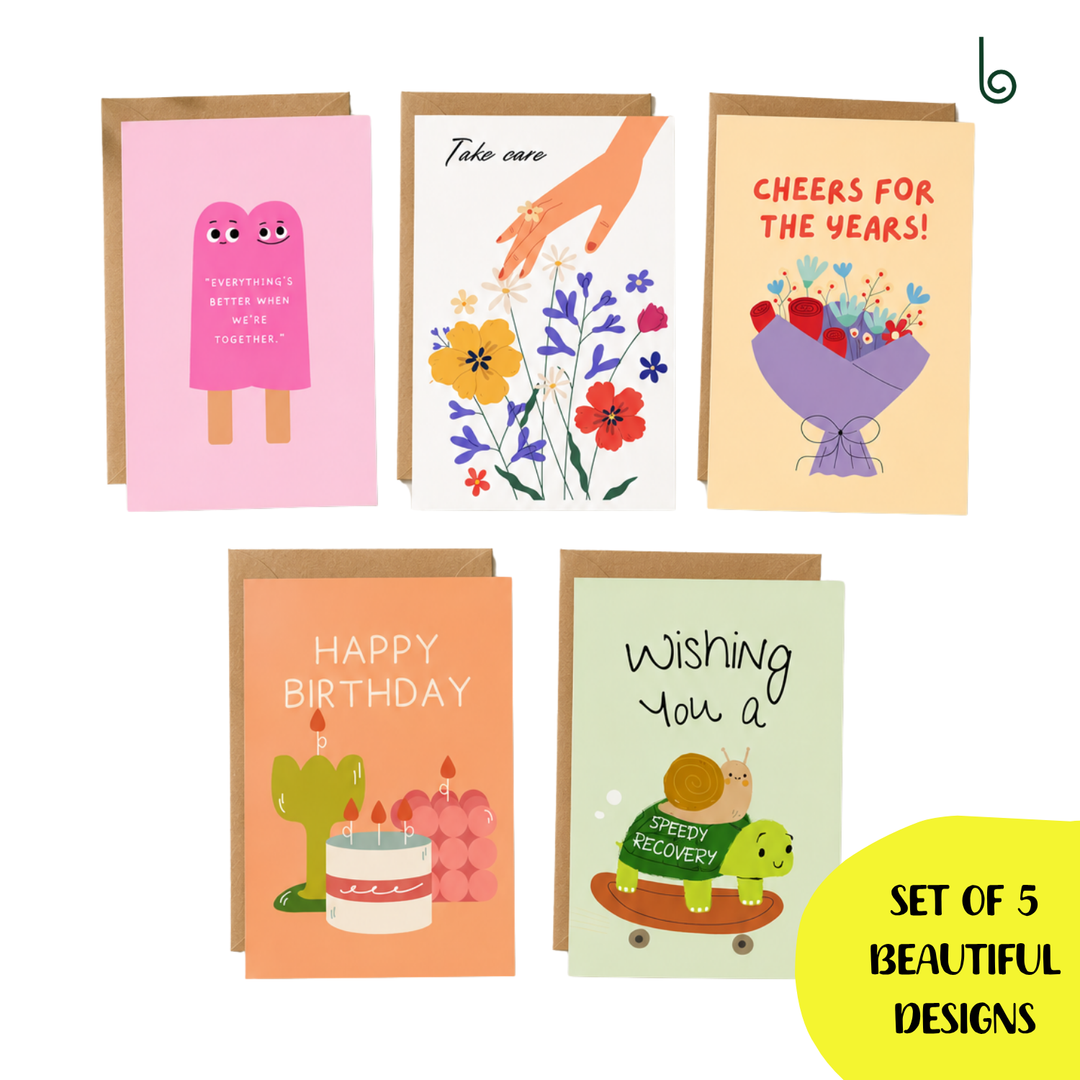 Plantable Greeting Card - 1 (Set of 5)
