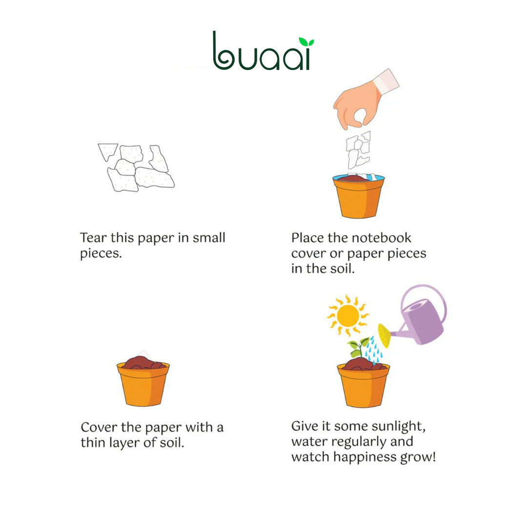 Plantable Greeting Card - 1 (Set of 5)
