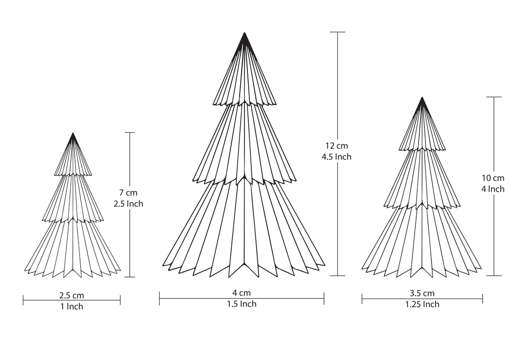 Honeycomb Christmas Tree ( Set Of 3 )