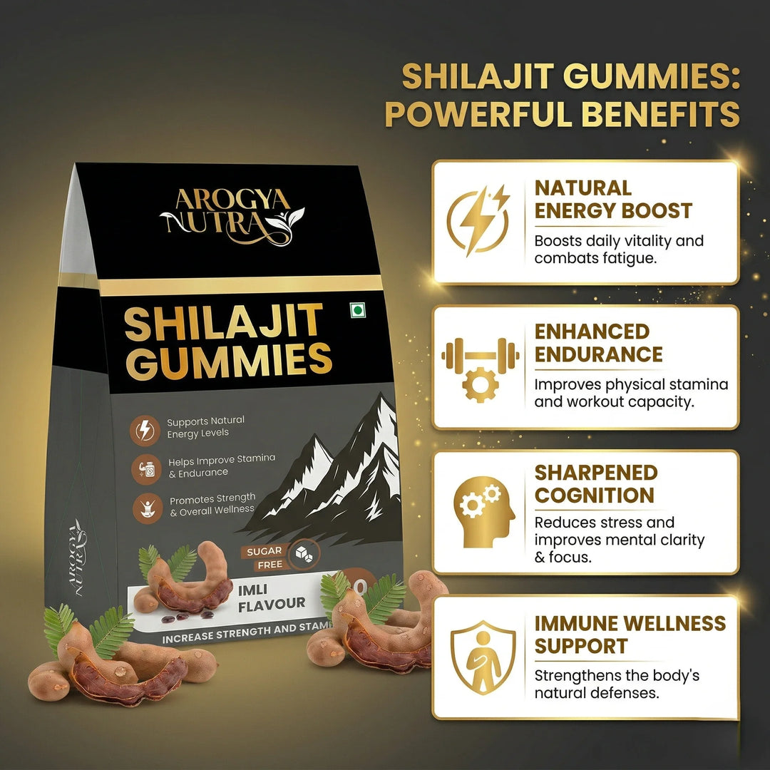 Shilajit Gummies │ Pure Himalayan Resin │ Imli Flavor