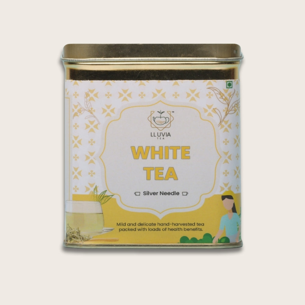 Lluvia Tea Silver Needles White Tea | Handplucked Antioxidants (50gm)