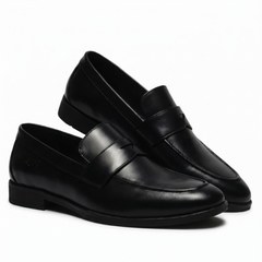Simplicist Black Penny Loafers