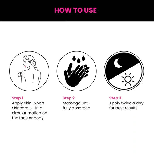 ThriveCo Skin Expert Skincare Oil For Face & Body | Fades Scars & Stretch Marks, Hydrates Dry Skin, Restores Skin Elasticity & Evens Skin Tone (80ml)