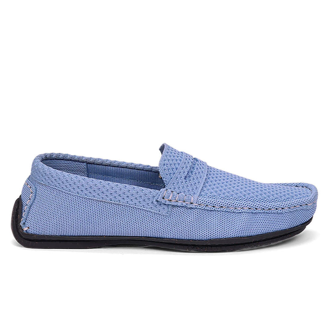 Greensole sky blue moc mens shoes loafers