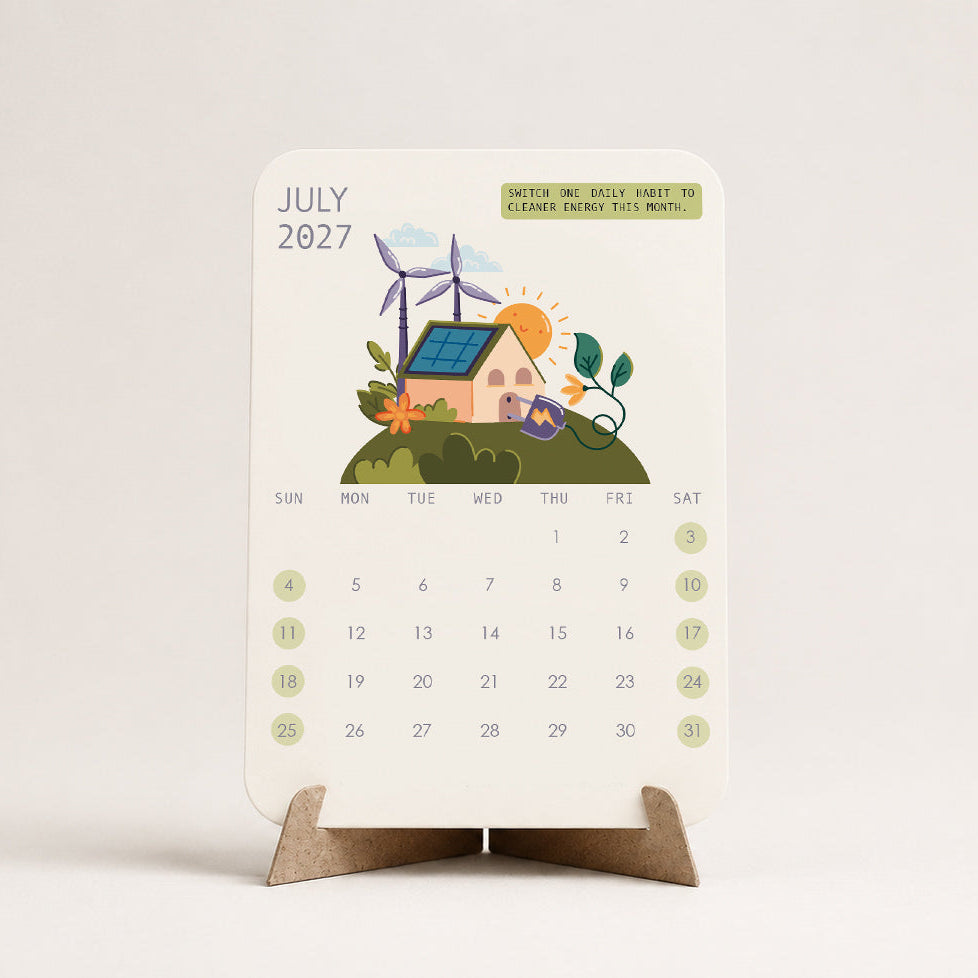 Growing Through the Year - Plantable Calendar (A6)