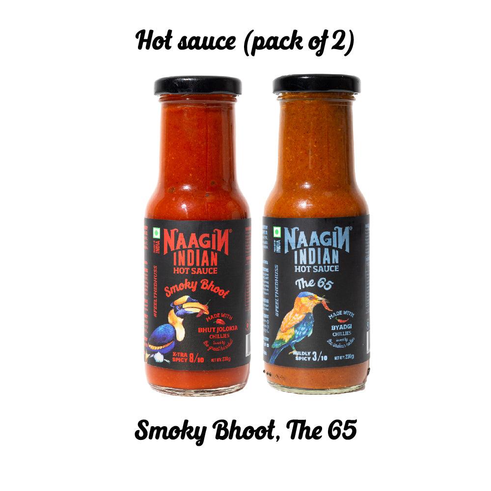 Hot Sauce - Smoky Bhoot + The 65 (Pack of 2)