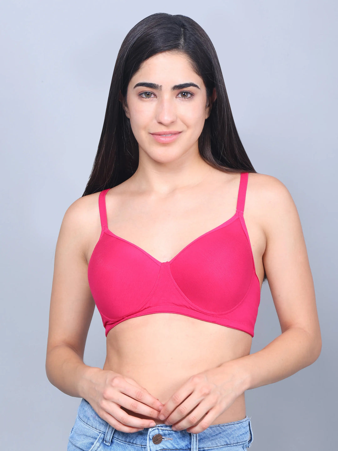 Full Coverage Bamboo Padded T-Shirt Bra – Soft, Supportive, Non-Wired & Eco-Friendly
