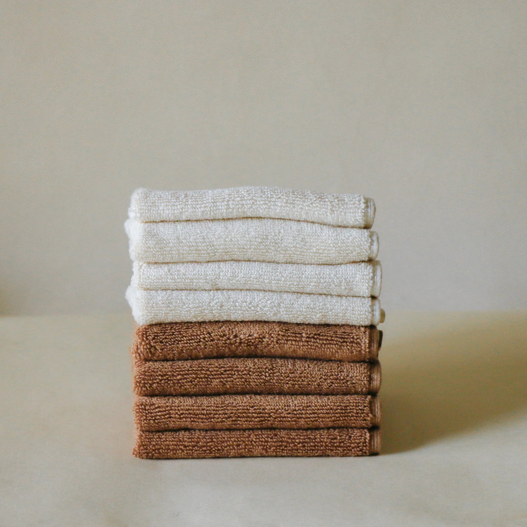 Akiiko Soft Terry Face Towels (Pack of 4)