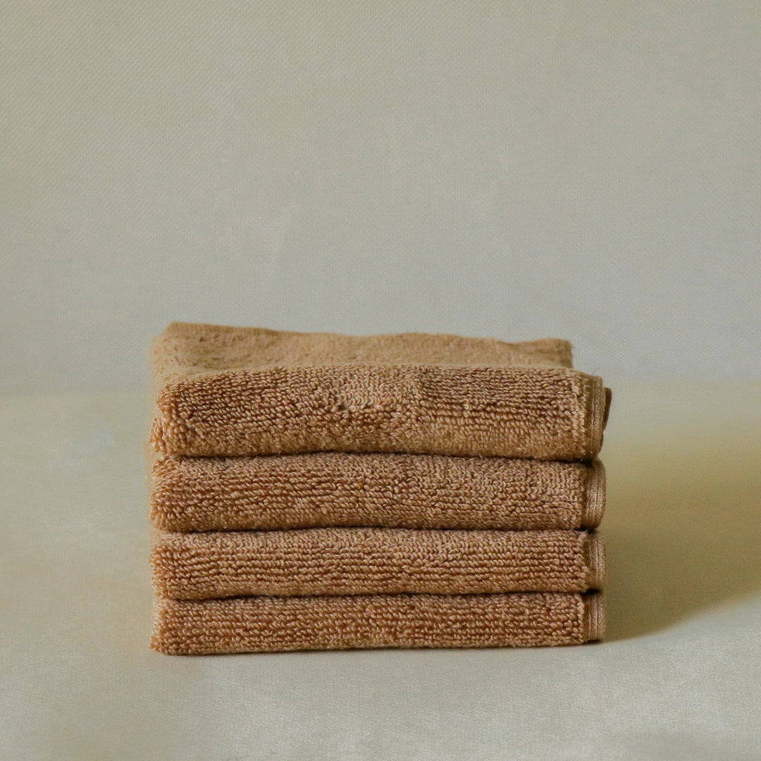 Akiiko Soft Terry Face Towels (Pack of 4)