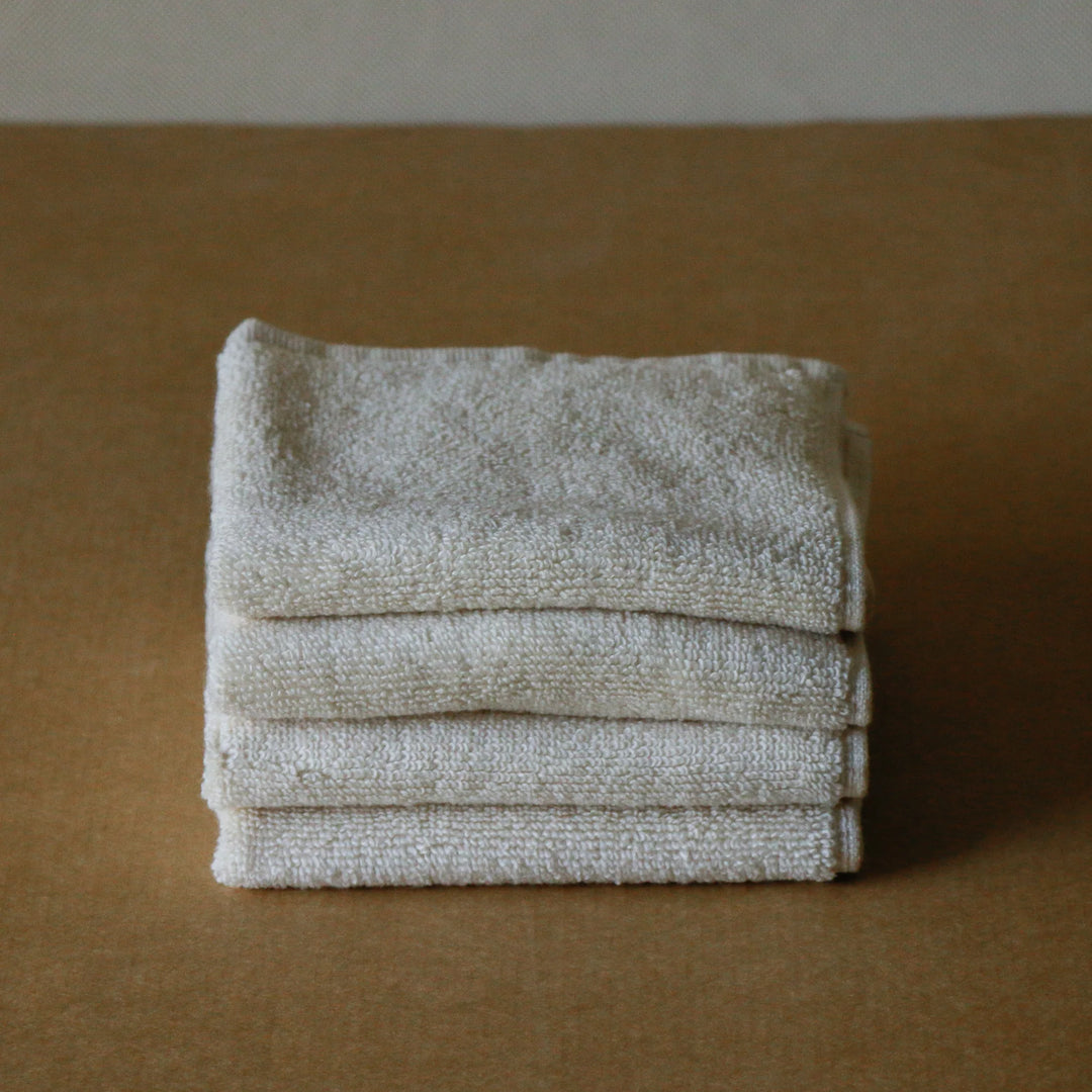 Akiiko Soft Terry Face Towels (Pack of 4)