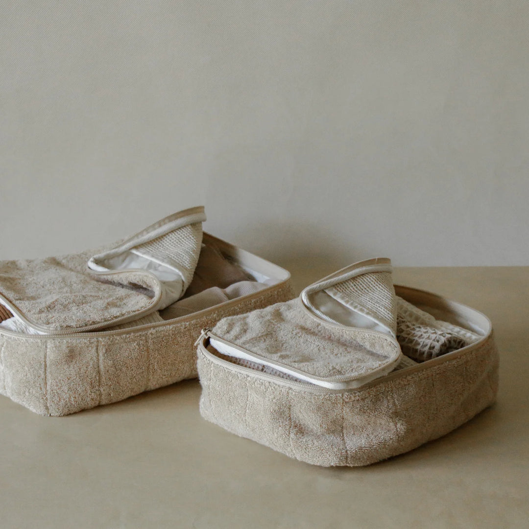 Akiiko Wheat Soft Terry Packing Cube