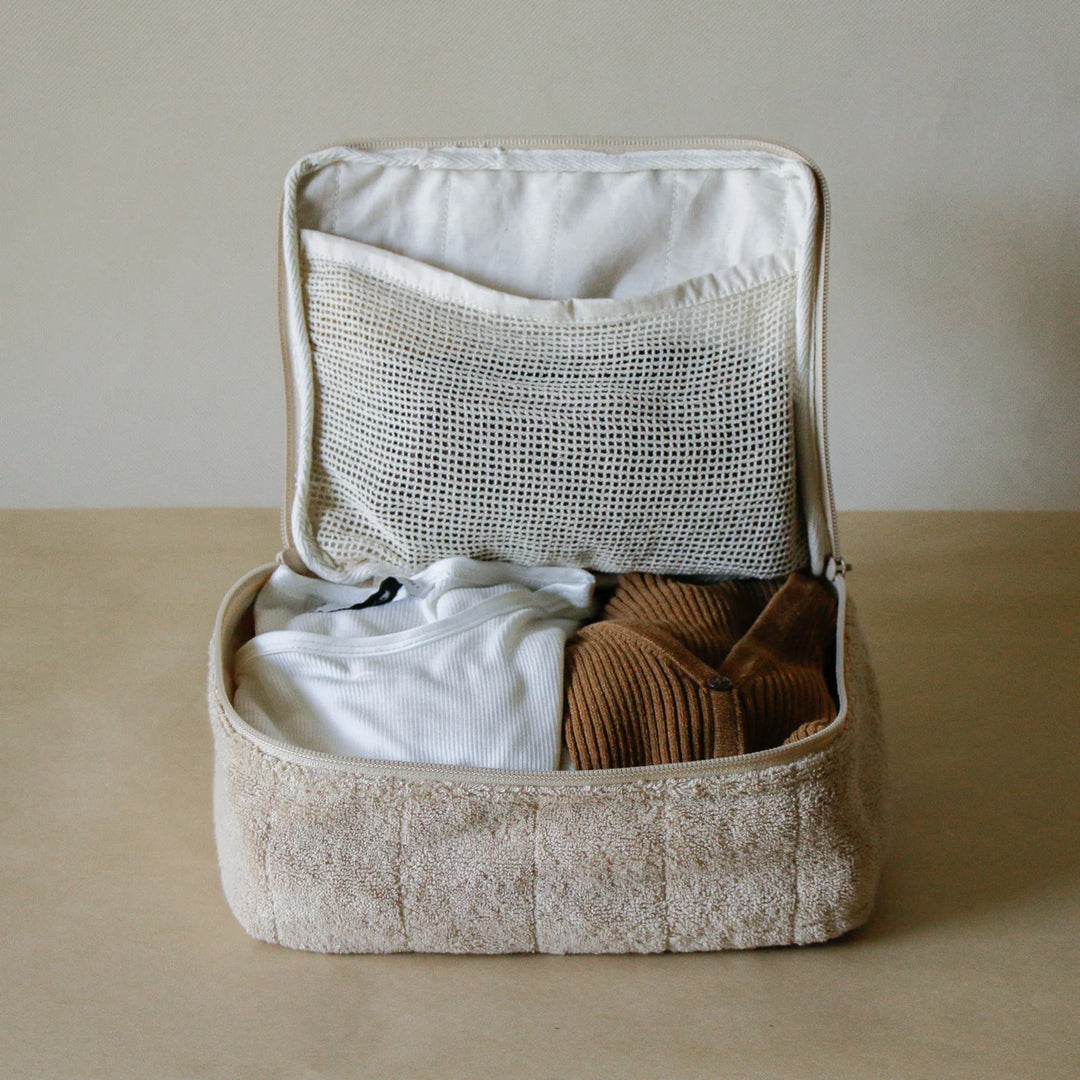 Akiiko Wheat Soft Terry Packing Cube