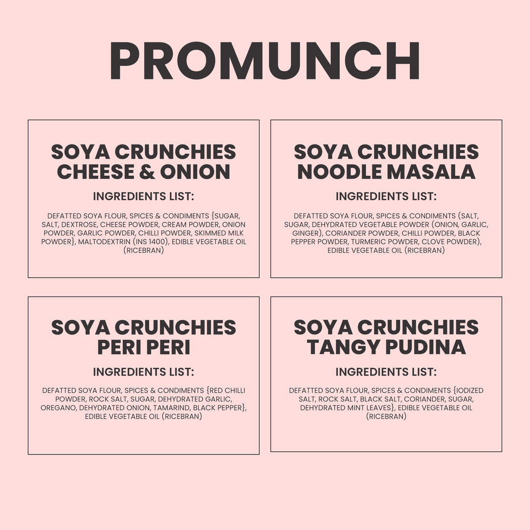 PROMUNCH Travel Combo Pack - (Pack of 12 )30 gm