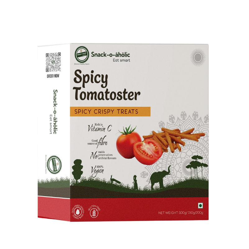 Snack-O-Aholic Spicy Tomatosters Pack of 3