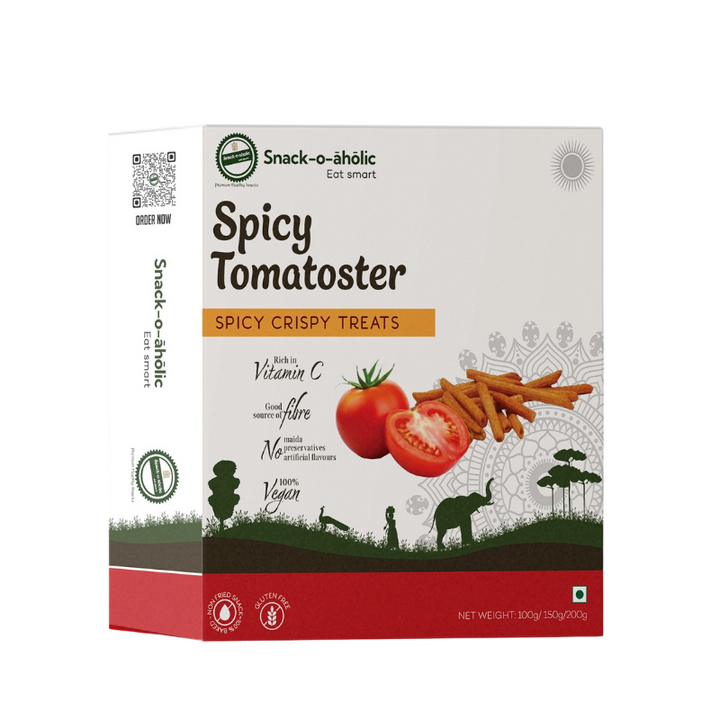 Snack-O-Aholic Spicy Tomatosters Pack of 3
