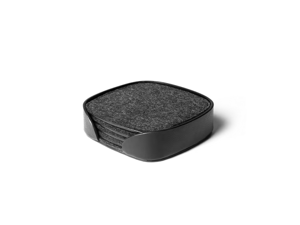 Squircle Felt Coaster Set( Blue,Grey)