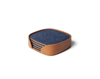 Squircle Felt Coaster Set( Blue,Grey)