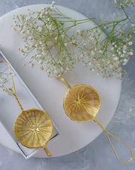 Lluvia Tea Brass Wire Tea Strainer