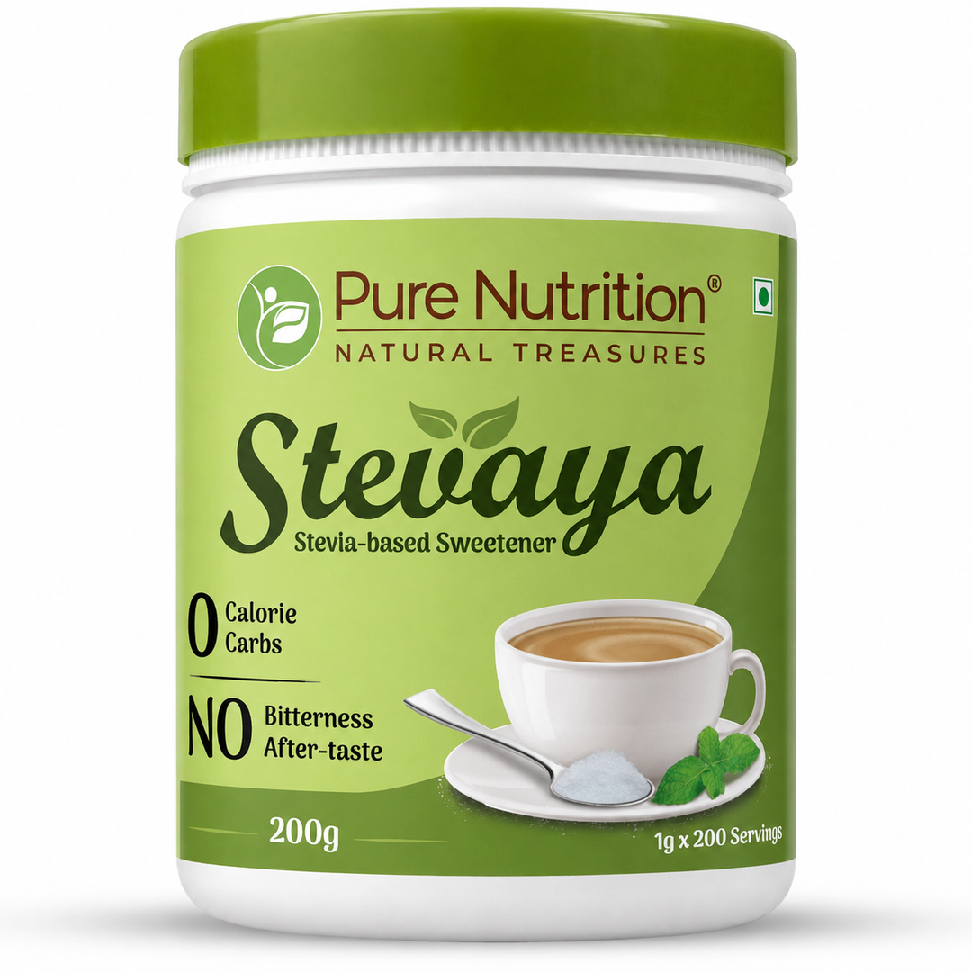 Stevaya Natural Stevia Sweetener – 200g | Zero Calorie Sugar Substitute