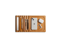 Striate Wooden Tray