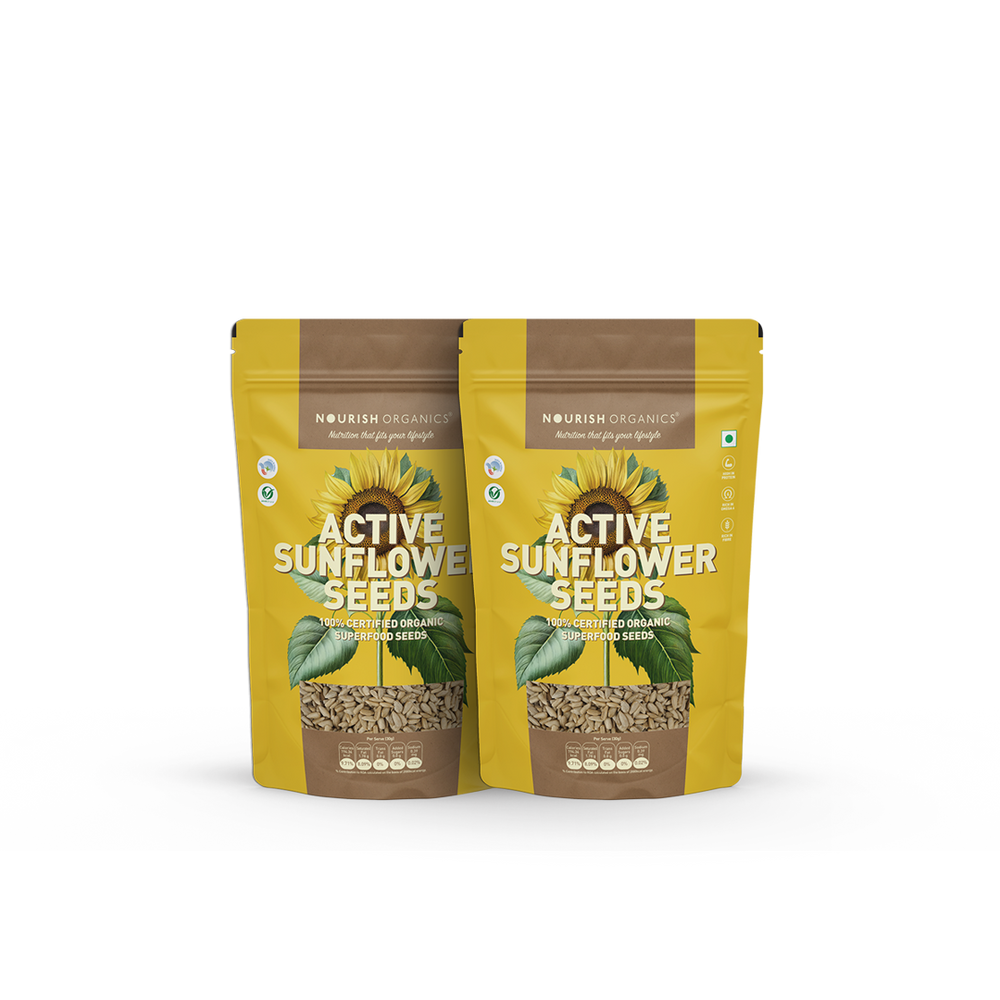 NOURISH ORGANICS Active Sunflower Seeds (Pack of 2)