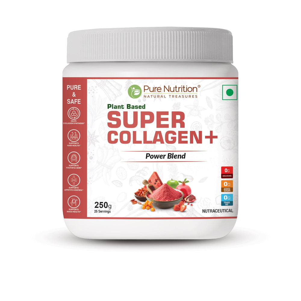 Plant-Based Super Collagen+ – Skin, Hair & Nail Health | Vegan Formula