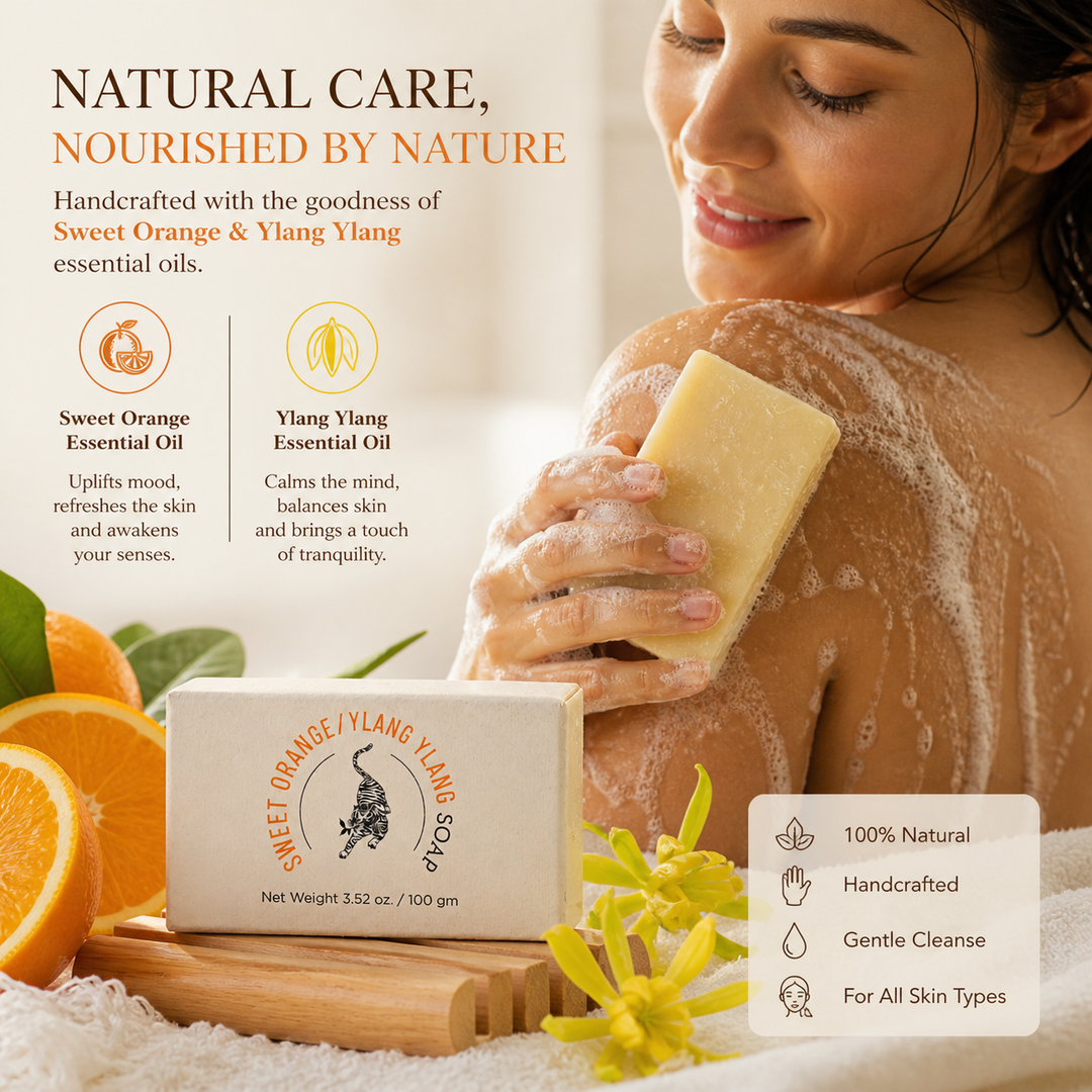 Kheoni 100% Natural Sweet Orange / Ylang Ylang Soap