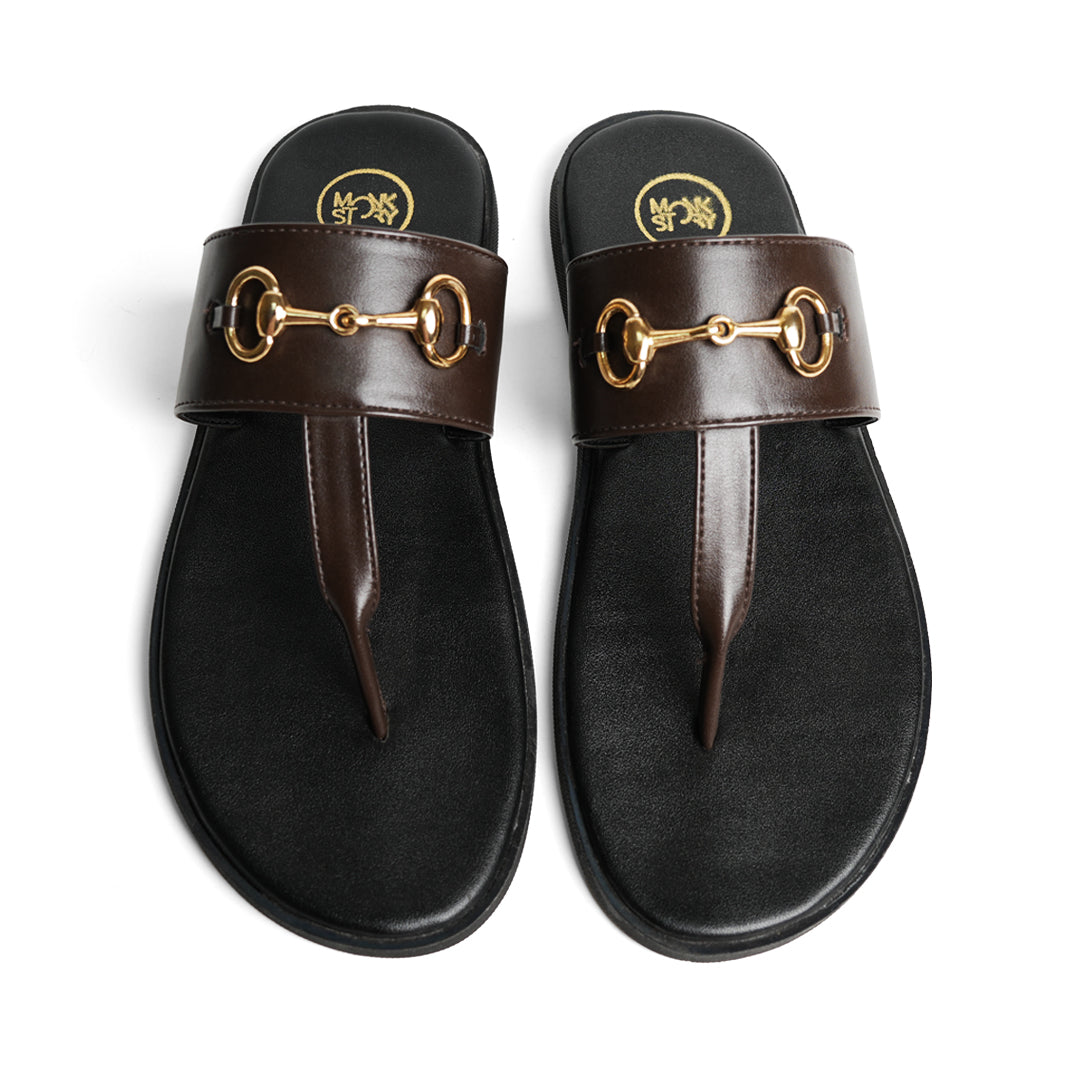 T-Rad Horsebit Sandals - Brown