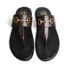T-Rad Horsebit Sandals - Brown