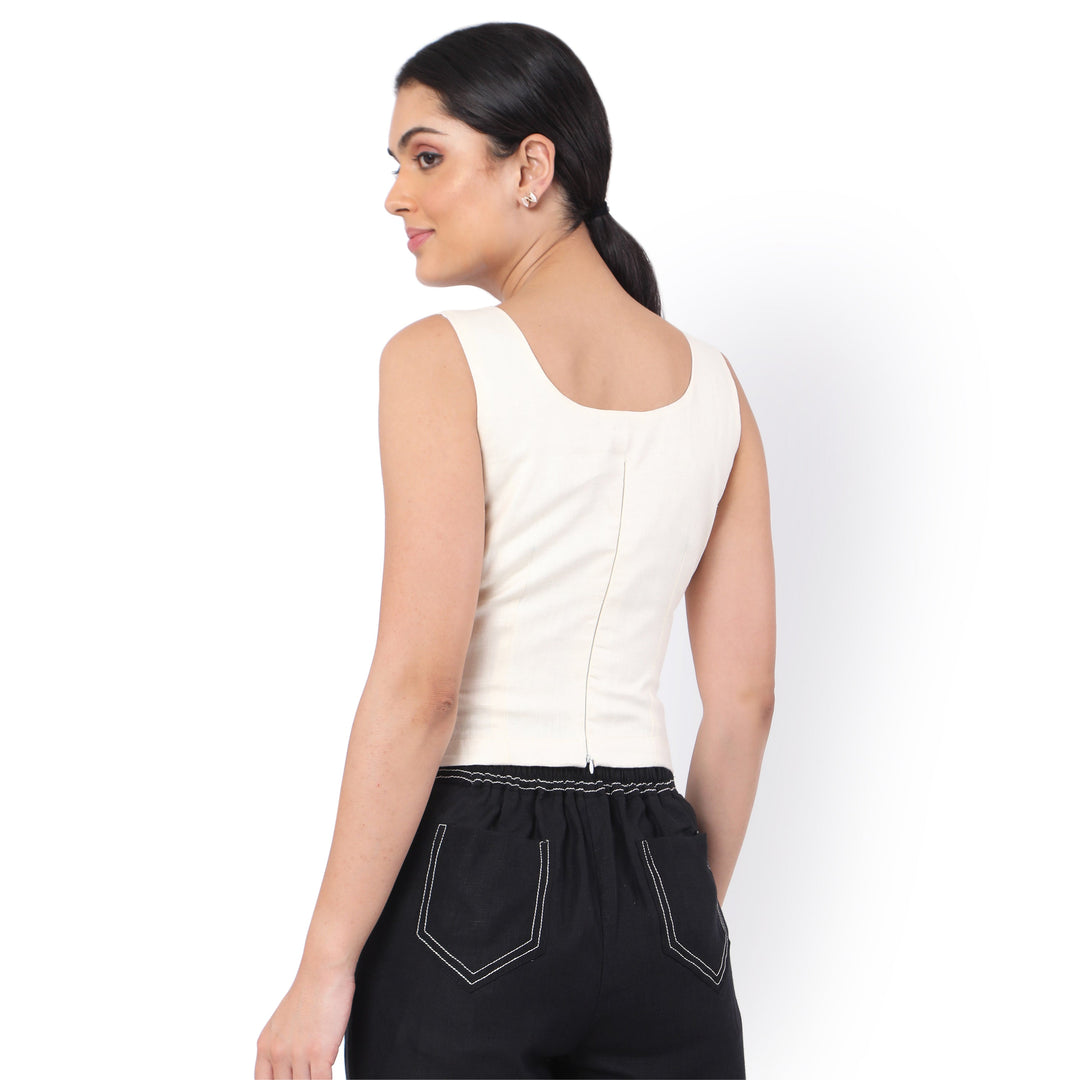 The Label GAIA Hemp Cream Tank Top