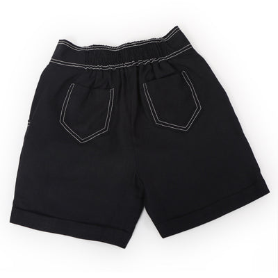 Women's Hemp Black Shorts