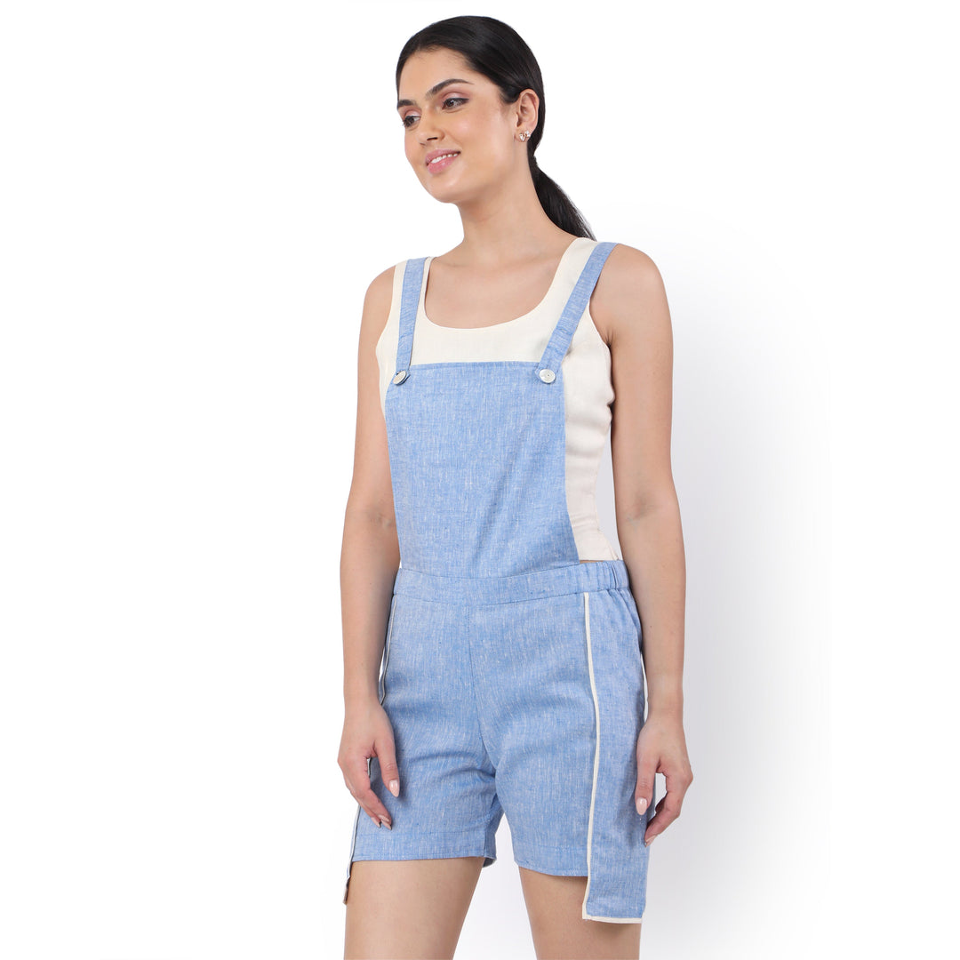 The Label GAIA Hemp Slim Fit Blue Dungree