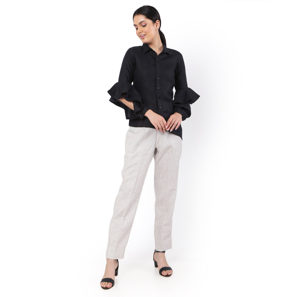 The Label GAIA Hemp Striped Lounge Pants