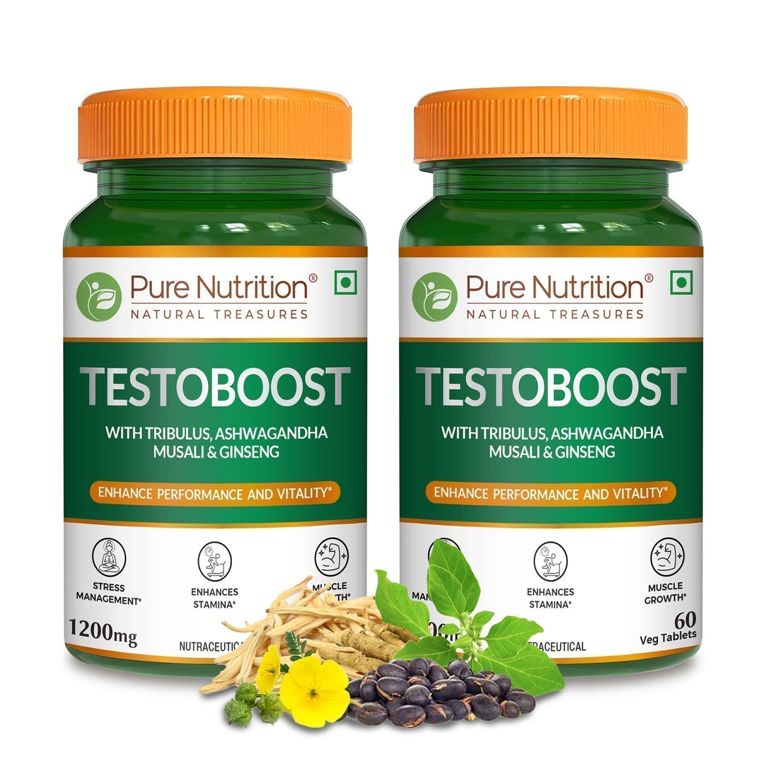 Testoboost Herbal Vitality & Stamina Tablets for Men | 60 Tabs