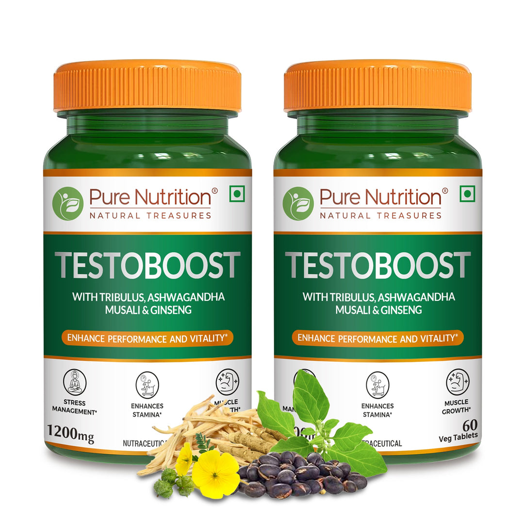 Testoboost Herbal Vitality & Stamina Tablets for Men | 60 Tabs