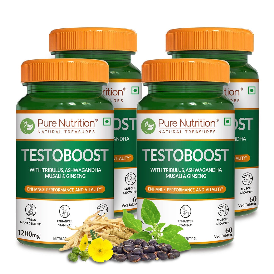Testoboost Herbal Vitality & Stamina Tablets for Men | 60 Tabs
