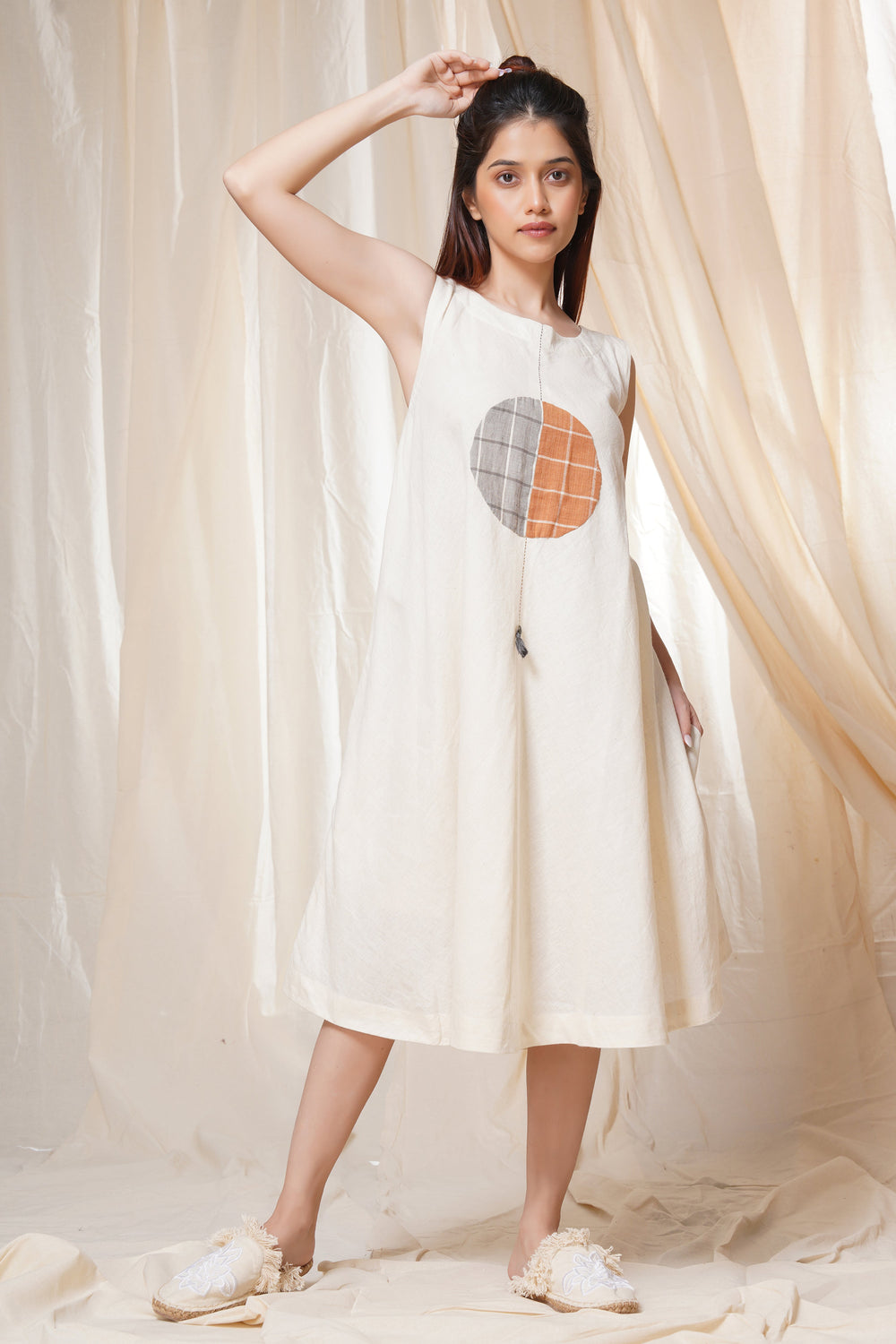 Timeless Checks - Ecological Big Polka Dress