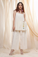 Subtle Dots- Purely-Handmade Polka Spaghetti Co-Ord Set