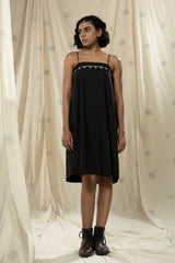 Striped Legacy- Spaghetti Styled Eco-Lifestyle Applique Dress