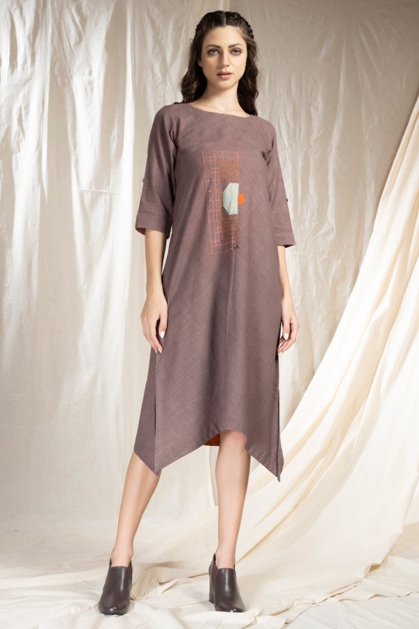 Applique Artistry - Artisan made Relaxed Fit Dress