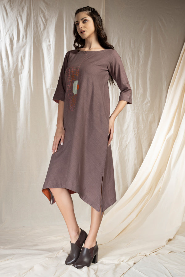 Applique Artistry - Artisan made Relaxed Fit Dress